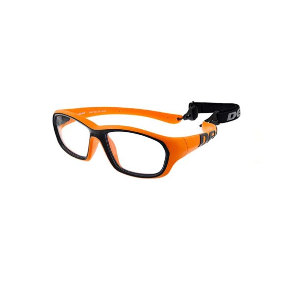 okulary sportowe do siatkówki pomarańczowo czarne dla dzieci, młodzieży i dorosłych