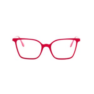 czerwone kobiece okulary