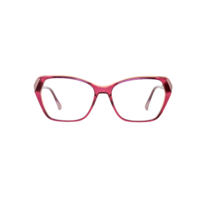 Czerwone okulary korekcyjne